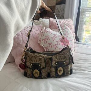 Y2K Coach Signature C Legacy Shoulder Bag